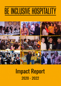 Impact Report 2020-2022 cover with community images